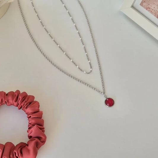 Collier avec Pendentif Brique - Les Chouchous de Justine
