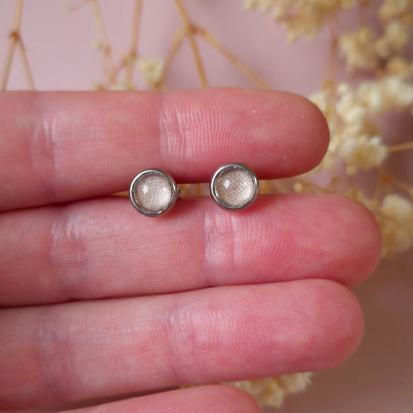 Puces d'oreilles en Satin - Les Chouchous de Justine