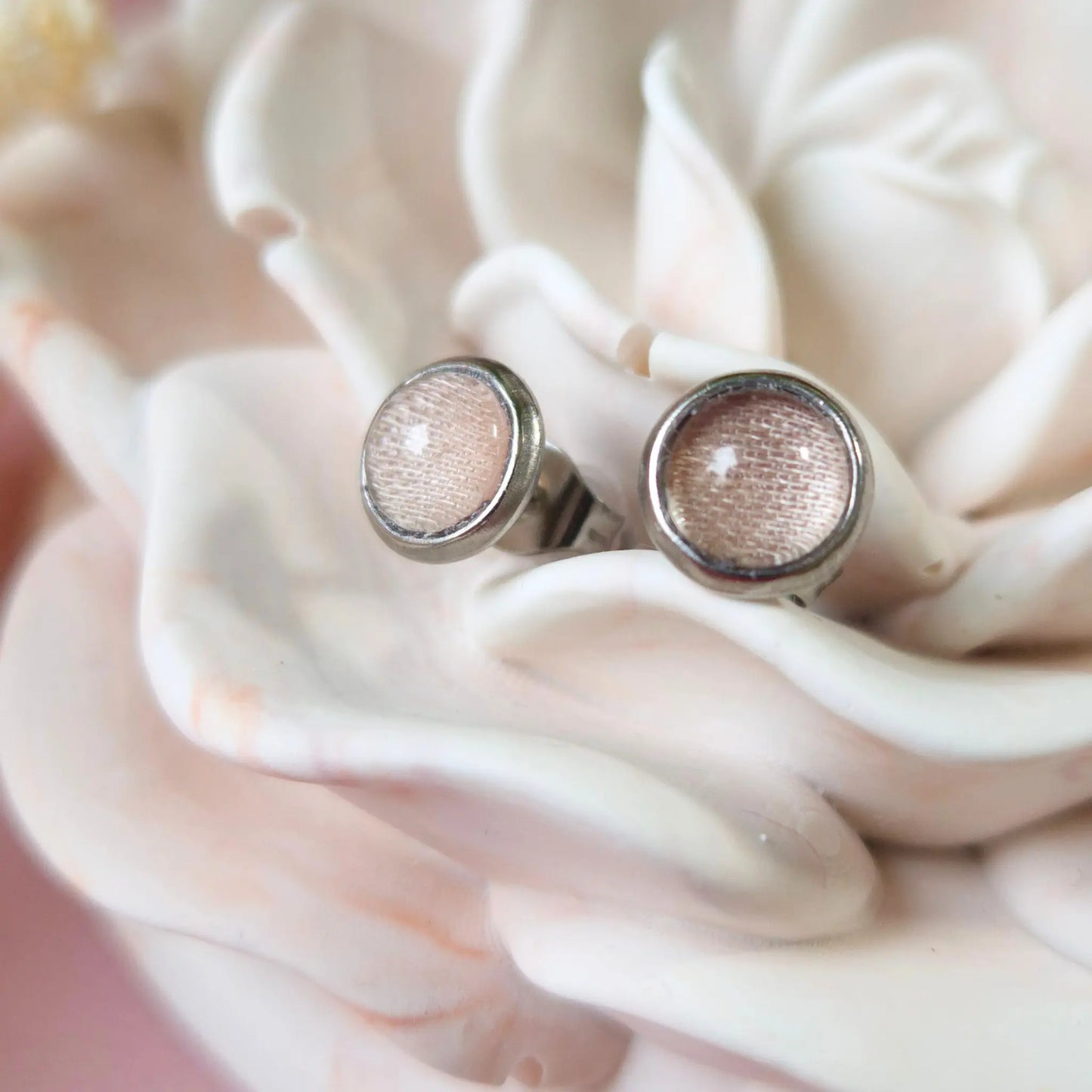 Puces d'oreilles en Satin - Les Chouchous de Justine